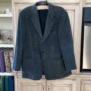 Structure gray corduroy blazer mens sz XL euc vintage 90s